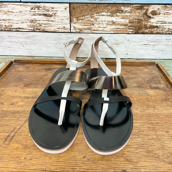 VINCE. Crete Multicolor Leather Strappy Gladiator Thong Sandals Size 8.5 EUC - Picture 5 of 12